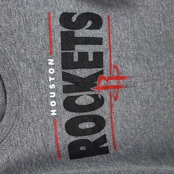 NBA Houston Rockets Graphic T Shirt Size 5T Grey - Picture 2 of 8